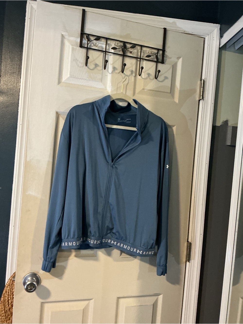 Under Armour Women's Slate Blue Full-Zip Lightweight Jacket